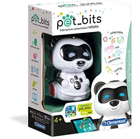 Clementoni Panda Bit Sapientino Robot Educativo, Multicolore, 4 Anni +