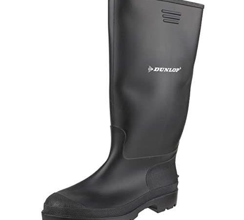 DUNLOP Pricemastor, Stivali di Gomma Uomo, Nero, 43 EU