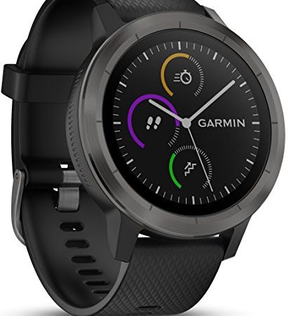 Garmin Vivoactive 3 Smartwatch GPS con Profili Sport, Sensore Cardio e Pagamento Contactless, Gunmetal (Ricondizionato) )