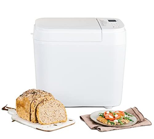 Panasonic SD-B2510 Macchina per il Pane, 21 Programmi Cottura, Doppi Sensori Temperatura, Programmi Gluten Free, Timer Digitale da 13 Ore, Programmi per Torte, Dolci, Pizza, Marmellate e Brioche