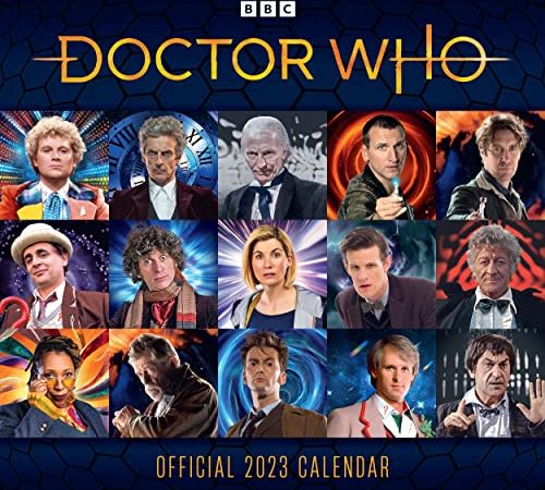 Danilo: Calendario Doctor Who 2023 edizione classica calendario quadrato da parete prodotto ufficiale (Calendario quadrato Doctor Who)