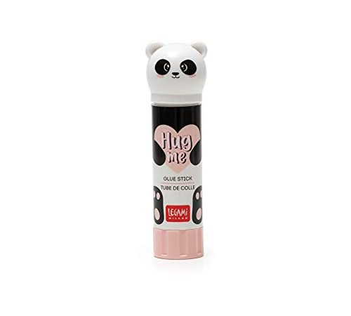 Legami - Colla Stick, Hug Me, 2x8,3 cm, a Base d'Acqua, Panda, per Incollare su Carta, Lavabile, Priva di Sostanze Tossiche, a Lunga Durata, Ideale per i Collage