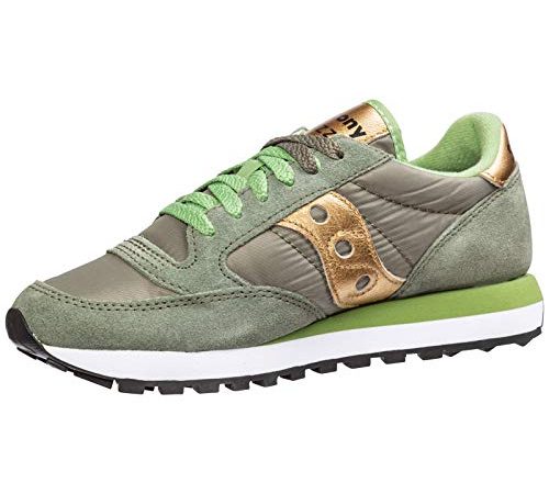 Saucony Jazz Original, scarpe per ellittica, da donna, (Olive Gold), 40 EU