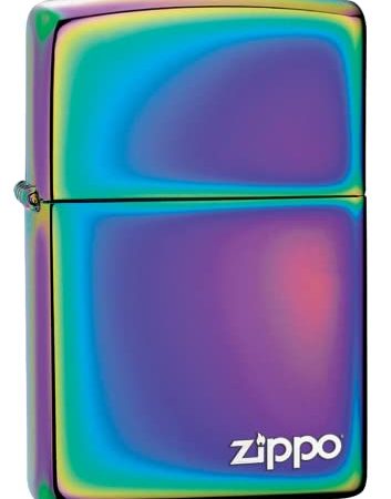 Accendino Zippo® Classic Multi Color con Logo Zippo 151ZL, Accendino Antivento Ricaricabile Zippo, Realizzato in Metallo con Caratteristico "click" Zippo, Multicolor, Made in USA, Ottima Idea Regalo