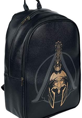 Difuzed Assassins Creed ASSASSIN'S CREED Odyssey Logo Premium Zaino, Unisex, Nero (BP147866ACO) Casual Daypack