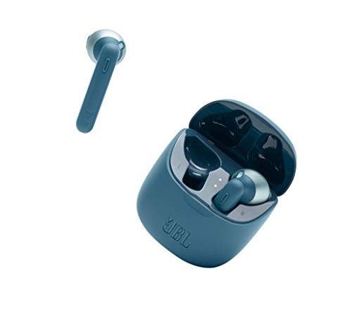 JBL TUNE 225TWS Cuffie In-Ear True Wireless Bluetooth, Auricolari senza Fili con Microfono Integrato per Musica, Chiamate e Sport, Fino a 25h di Autonomia, Custodia di Ricarica, Colore Blu