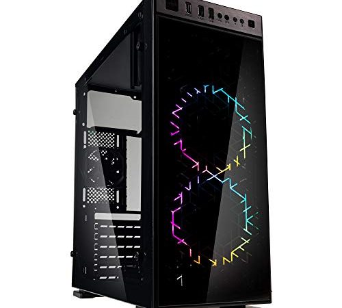 Kolink Inspire K1 RGB -Case Mid-Tower ATX RGB Nero- per PC Gaming con Pannello in Vetro Temperato