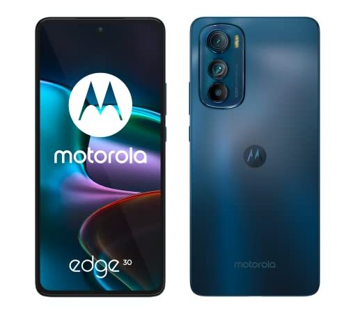 Motorola moto edge 30 (Display 6.5" 144Hz OLED FHD+, 5G, Tripla fotocamera 50MP, Qualcomm Snapdragon 778G+, 4020 mAh, 8/128GB, Dual SIM, Android 12, Cover Inclusa), Meteor Grey