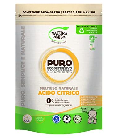 NATURA AMICA - PURO ECO DETERSIVO - ACIDO CITRICO - 250GR