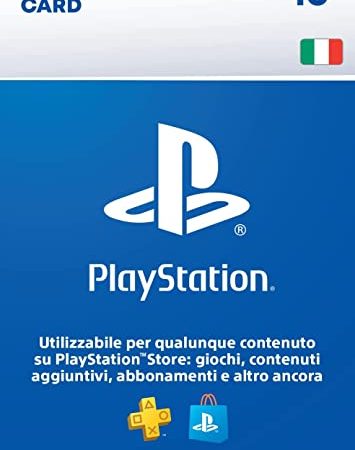 PlayStation Plus Essentials Membership | 1 Mese | PlayStation Store Gift Card 10 EUR | PSN Account italiano | PS5/PS4 Codice download