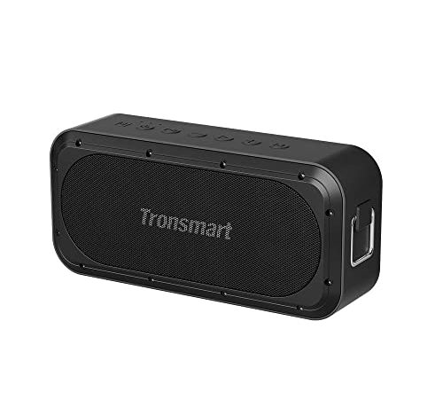 Tronsmart Altoparlante Bluetooth Force SE, Speaker Bluetooth 5.3, Cassa 50W, con PowerBank, IPX7 Impermeabile, Microfono Integrato, Bassi Extra, Suono Stereo, NFC, Scheda TF/AUX, Nero