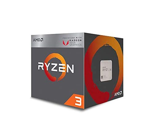 AMD Ryzen 3 3200G, Processore PC, 3,6 GHz (frequenza massima: 4,0 GHz), 4 MB L3 Cache, Socket AM4, GPU integrato Radeon Vega 8