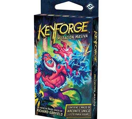 Fantasy Flight Games Gioco di Carte - KeyForge Mutazione Massiva Mazzo Immergiti in un mondo in cui tutto è possibile (KF09AES)