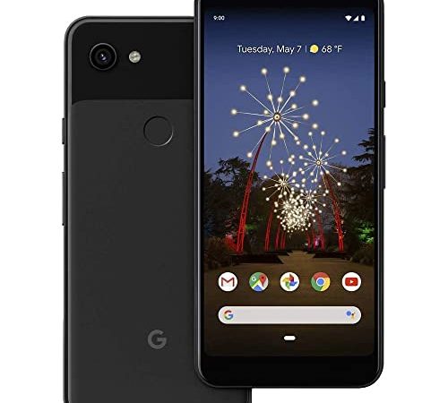 Google Pixel 3a 64GB 5.6" 12MP Smartphone SIM Free in Just Black (rinnovato)