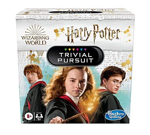 Hasbro Gaming Trivial Pursuit Harry Potter, sfida trivial in versione compatta per 2 o più giocatori, 600 domande, dagli 8 anni in su, multi