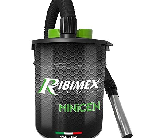 RIBIMEX - Aspiracenere elettrico Minicen, 10 L, 800 W - PRCEN011