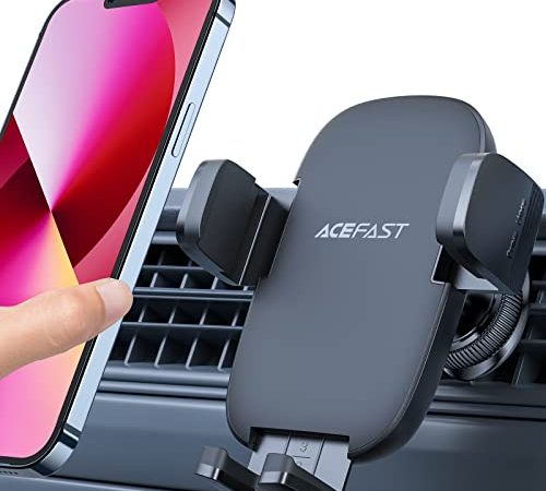 Supporto Telefono Auto,ACEFAST Porta Cellulare Auto per Griglia di Bocchette Aria Condizionata,Universale Forte 360° Rotazione Regolabile Porta Telefono Auto per Cellulari Mobile da 4 fino a 7 pollici