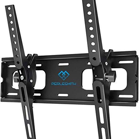 Supporto TV Inclinabile - Staffa da Parete per TV da 26-55 Pollici, Max VESA 400x400, Staffa Ultra Resistente 60 kg