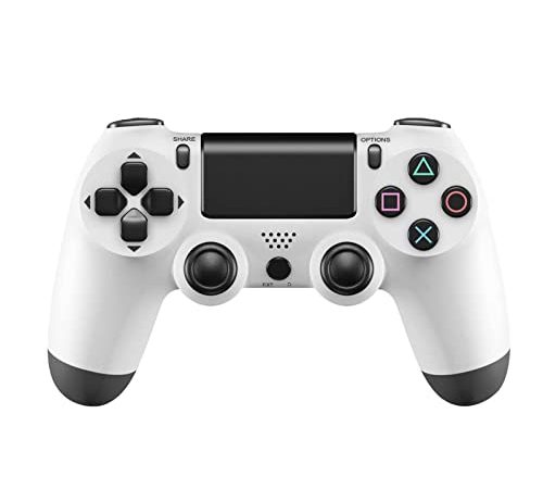 Wireless Controller per ps4, Joystick PS4 Gamepad Controllers con Touch Panel Shock a Doppia Vibrazione a Sei Assi e Jack Audio, Bluetooth Gamepad compatibile con ps-4/Pro/Slim