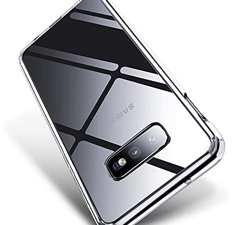X-level Cover Samsung Galaxy S10e, Custodia Case con Anti-Graffio, Trasparente HD Anti-Ingiallimento Silicone Assorbimento degli Urti Bumper per Samsung Galaxy S10e, Chiaro