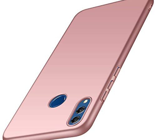 Alsoar Compatibile/sostituzione per Honor View 10 Lite/Honor 8X Cover Ultra Slim Hard PC Case Cover Protettiva Posteriore Copertura Bumper Antiurto Anti-Graffio Anti-impronta Antiscivolo (oro rosa)