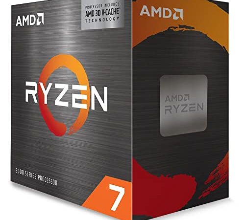 Amd Ryzen 7 5800X3D Box, ‎Grigio ceramica, ‎4 x 4 x 0.6 cm; 99.22 grammi