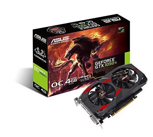 ASUS Cerberus GeForce GTX 1050 Ti OC Edition 4 GB GDDR5, Scheda Video Gaming HD e eSport