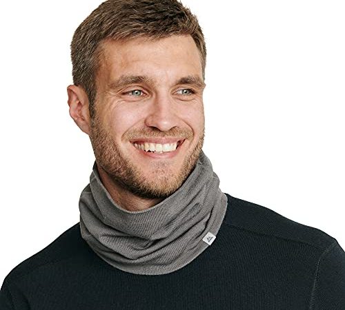 DANISH ENDURANCE Merino Neck Gaiter One Size Grey 1-pack