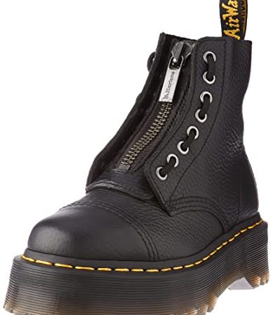 Dr. Martens, Bovver Boots Donna, Nero, 38 EU