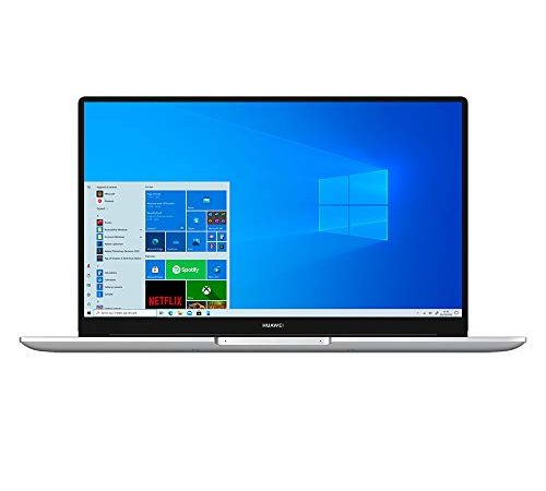 HUAWEI MateBook D15 Laptop, 15.6 Pollici Notebook PC Portatile, Full View 1080P FHD Ultrabook, Lettore d'Impronta Digitale, 8GB di RAM, SSD da 256GB , Windows 10 Home, Layout Italiano, Silver