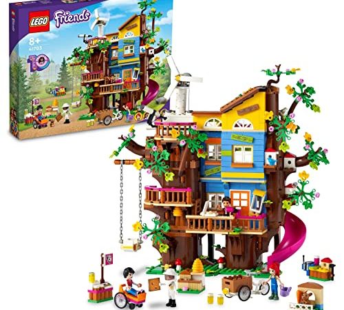 LEGO 41703 Friends Casa sull'Albero dell'Amicizia con Mini Bamboline di Mia e River, Giochi per Bambina e Bambino da 8 Anni in su, Idee Regalo Prima Comunione