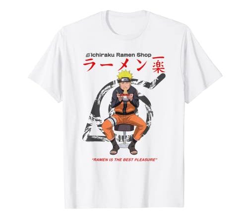 Naruto Shippuden Ichiraku Ramen Acquista Naruto Su Bianco Maglietta