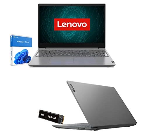 Notebook Pc Lenovo Intel N4020 2.8Ghz 15,6" Hd, Ram 4Gb Ddr4, Ssd Nvme 256Gb M2, Hdmi, Usb 3.0, Wifi, Bluetooth, Webcam, Windows 11 Pro Pronto All'Uso