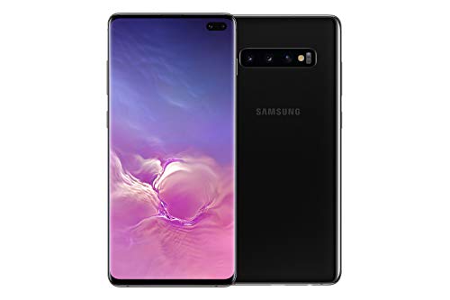 Samsung Galaxy S10+ Smartphone, Display 6.4" Dynamic AMOLED, 128 GB Espandibili, RAM 8 GB, Batteria 4100 mAh, 4G, Dual SIM, Android 9 Pie, Nero