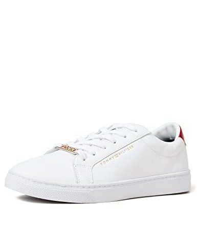 Tommy Hilfiger Sneaker Donna Essential Sneaker, Bianco (Rwb), 37