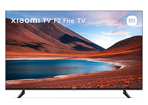 Xiaomi F2 55" Smart Fire TV 138 cm (4K Ultra HD, HDR10, senza bordi metallici, Prime Video, Netflix, Controllo vocale Alexa, HDMI 2.1, Bluetooth, USB, Triplo Tuner)