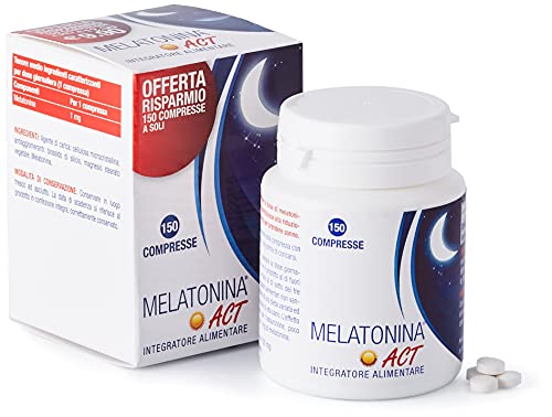 ACT Melatonina 1Mg, Blu, 150 Compresse