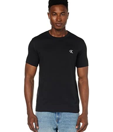 Calvin Klein Jeans Essential Slim Tee Maglietta, CK Black, L Uomo