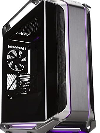 Cooler Master COSMOS C700M - Case ARGB in Alluminio con Doppio Panello Laterale in Vetro Temperato Curvato, Struttura Ultra Modulare con Eccezionale Spazio Hardware - Full Tower