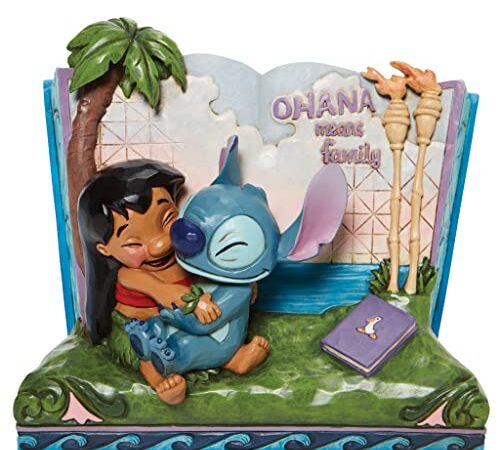 ENESCO Disney Traditions - Statuetta a libro con scritta Lilo and Stitch