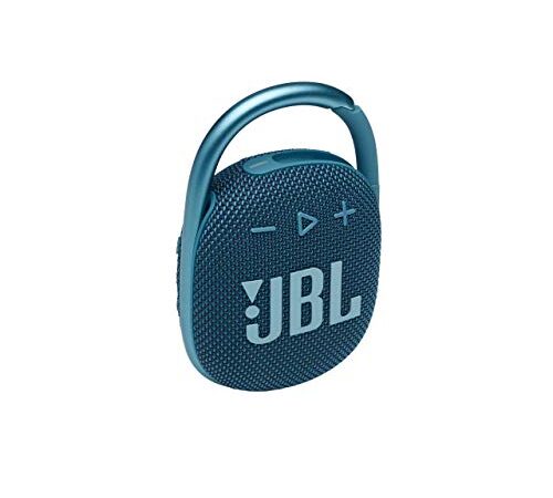 JBL CLIP 4 Speaker Bluetooth Portatile, Cassa Altoparlante Wireless con Moschettone Integrato, Design Compatto, Resistente ad Acqua e Polvere IPX67, fino a 10 h di Autonomia, USB, Blu