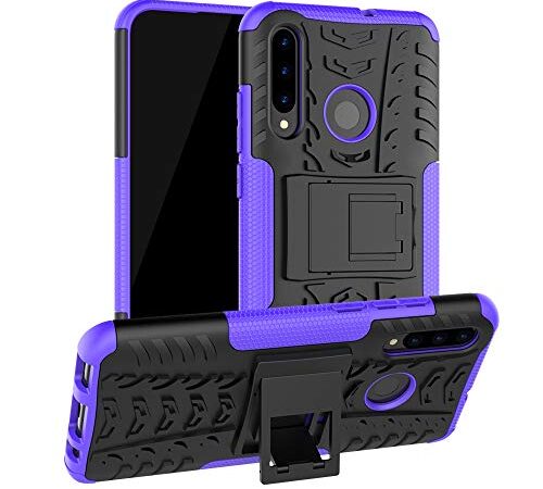 Labanema Custodia per Honor 20 Lite, cover cover protettiva Tough Strong Rugged Shock Proof Heavy Duty Case per Huawei P Smart 2019 /P Smart Plus 2019 /Honor 10 lite/Honor 10i - Viola