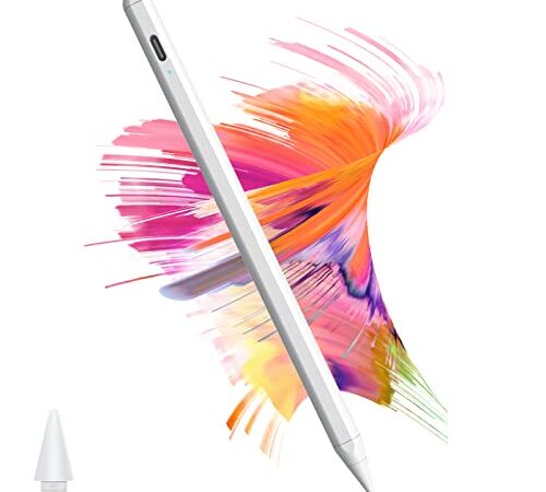 Penna Ipad 2018-2022, Pencil per Ipad Rifiuto Del Palmo Della Mano, Penna per Ipad 6/7/8, Penna Ipad 9 Generazione, Pennino Ipad Mini 5/6, Penna Touch per Ipad Air 3/4/5, Penna Ipad Pro 11/12.9 3/4/5