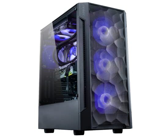 PJDIGITALSTORE s.r.l. Pc gaming ryzen 5 5600G, Radeon Graphics, Ram 16Gb 3200Mhz, Ssd 1000 Gb, Windows 11 pro, PC desktop gaming, 6 core, fino a 4.40Ghz - TALENT R56G