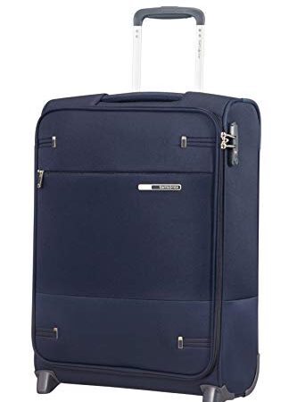 Samsonite Base Boost Upright S Bagaglio a Mano, 55 cm, 41 L, Serratura TSA, Blu (Navy Blue)