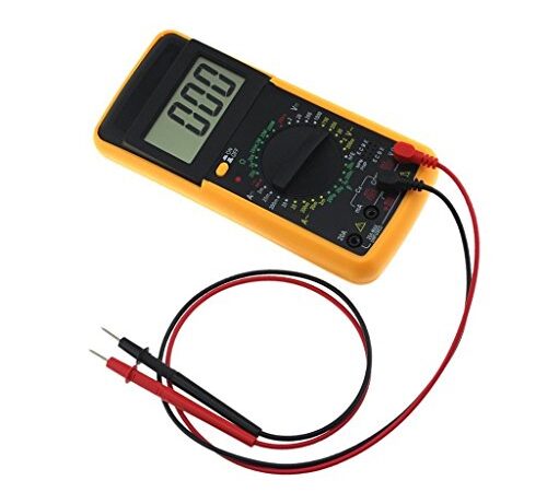 TEMPO DI SALDI Tester Multimetro Digitale Professione Con Cavi Puntali Protester Multimeter