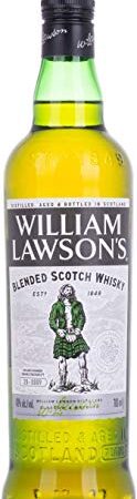 William Lawson's Finest Blended Scotch Whisky, Whisky Scozzese Fruttato, ad Alto Contenuto di Malto, 40% Vol, 70cL / 700mL