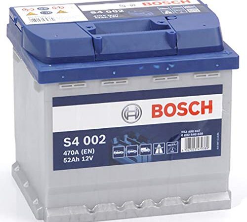 Bosch Automotive S4002, Batteria Per Auto, 52A/H, 470A, Tecnologia Al Piombo Acido, ‎17.5 x 19 x 20.7 cm; 12.4 Kg