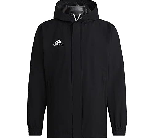 adidas ENT22 AW Jkt, Giacca Uomo, Black, XL & ENTRADA 22 Sweat, Felpa con Cappuccio Uomo, Nero, XL