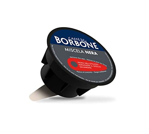 Caffè Borbone Miscela Nera - 90 capsule (6 confezioni da 15) - Compatibili con le Macchine Nescafè®* Dolce Gusto®*